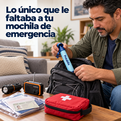 Potablix® Filtro de Agua Portátil
